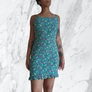 Byer Too! Floral 90s mini dress sz. 13